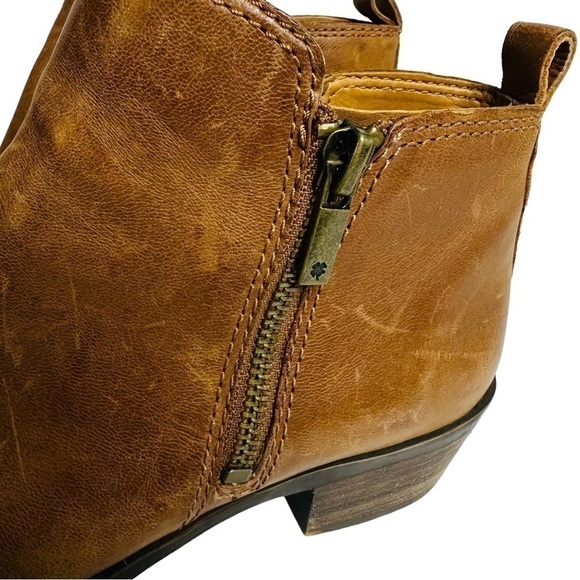 Lucky Brand Brown Leather Booty Women’s Size 7M - Picture 5 of 12